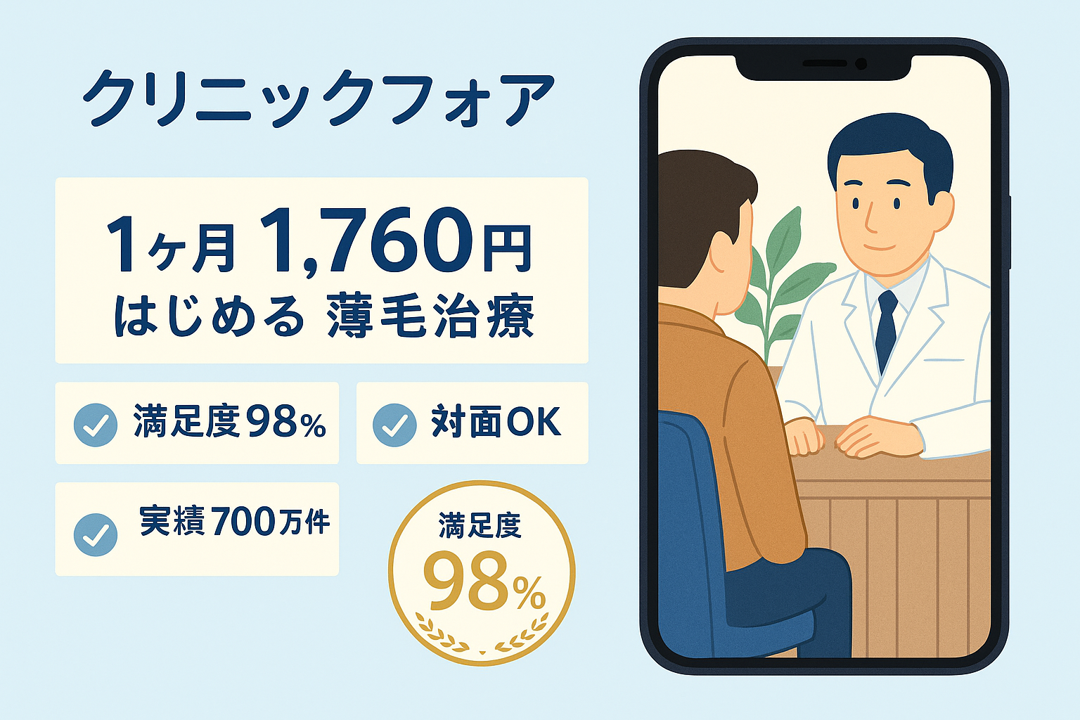 DMMオンラインクリニック AGA治療