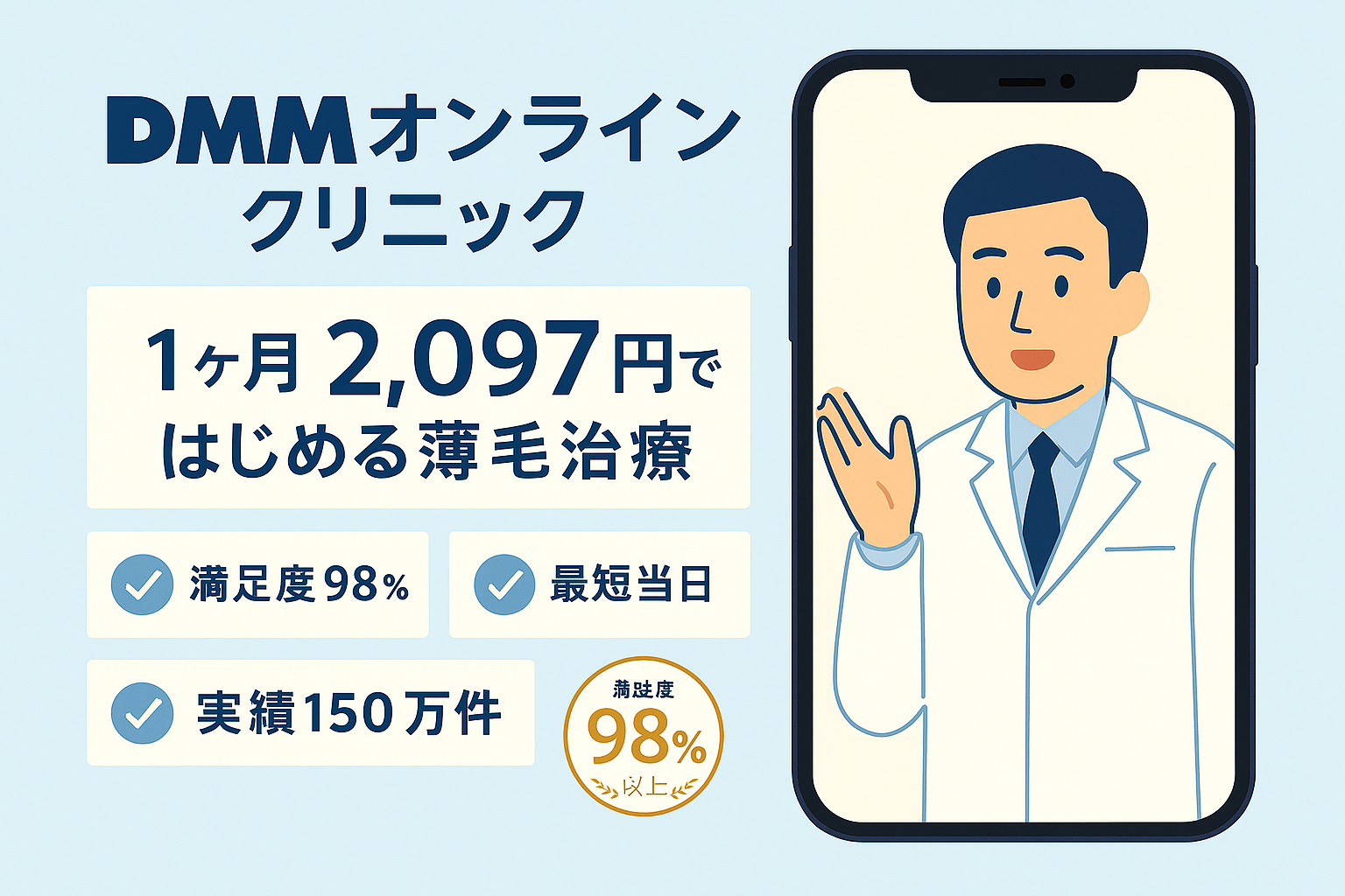 DMMオンラインクリニック AGA治療