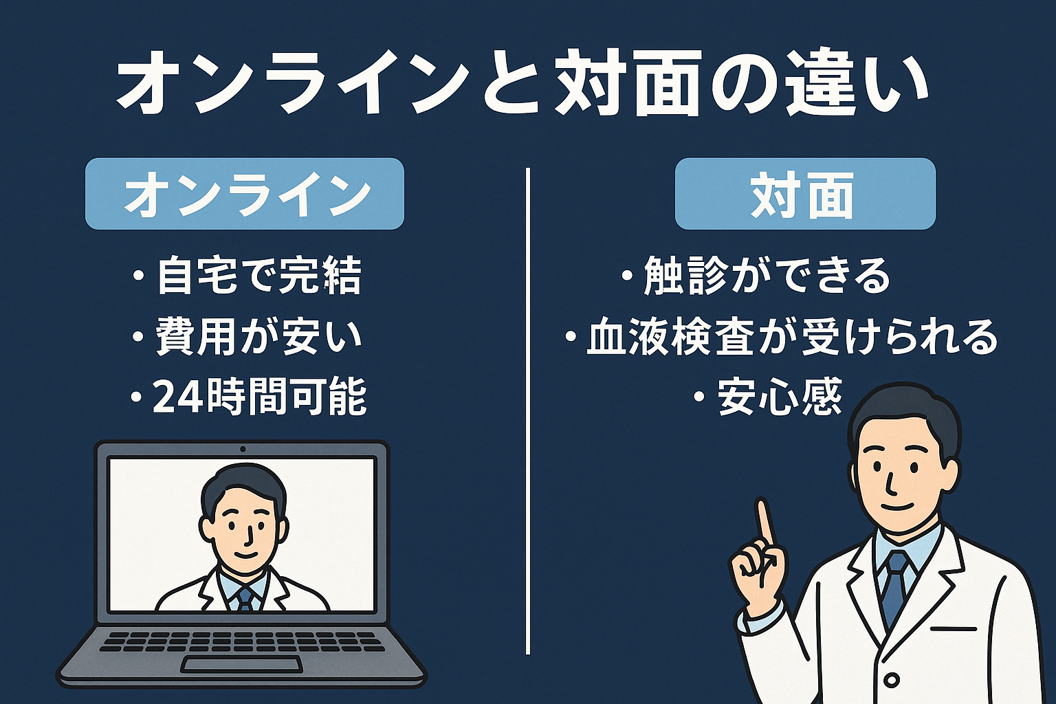 横浜でも受けられるオンラインAGA診療
