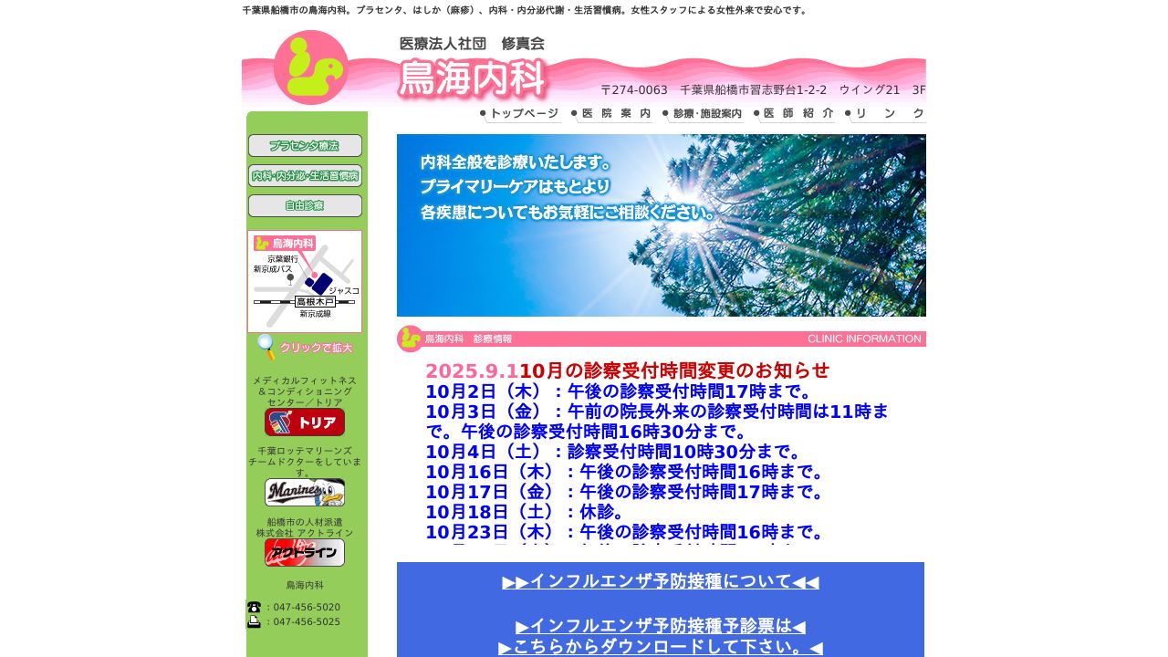 医療法人社団修真会 鳥海内科